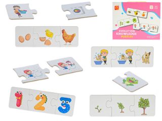 Obrázek z Puzzle naučné 60 dílků 5x15cm v krabičce 